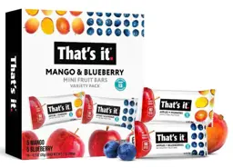 Picture of Blueberry + Mango Apple Mini Fruit Bar Mixed Pack (20g x 10)